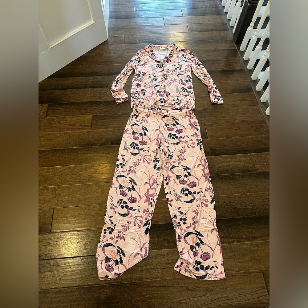 Nordstrom Moonlight Eco Knit Pajamas. Size Large.  Like New!